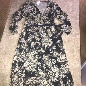 Ann Taylor loft wrap dress size 0p